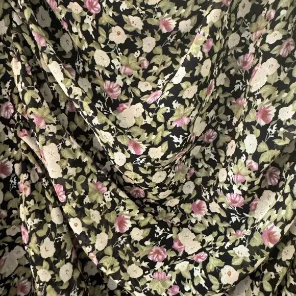 Black Tape Floral Dress - Picture 7 of 7